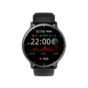 HESVAP Touchscreen Smart Watch for Men with Alexa Built-In, Fitness Tracker, Activity Tracker, Sleep Tracker, GPS, Speaker, Music Control, Smartphone Notifications