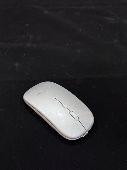 HESVAP Wireless Mouse,1600 DPI,2.4 GHZ USB Unifying Receiver Rechargeable dual-mode Bluetooth wireless mouse games Office computer mobile phone tablet universal